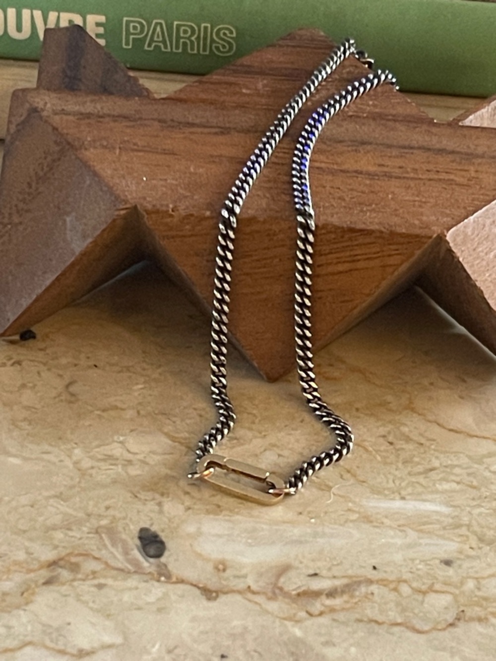 14k Oval Snap Lock